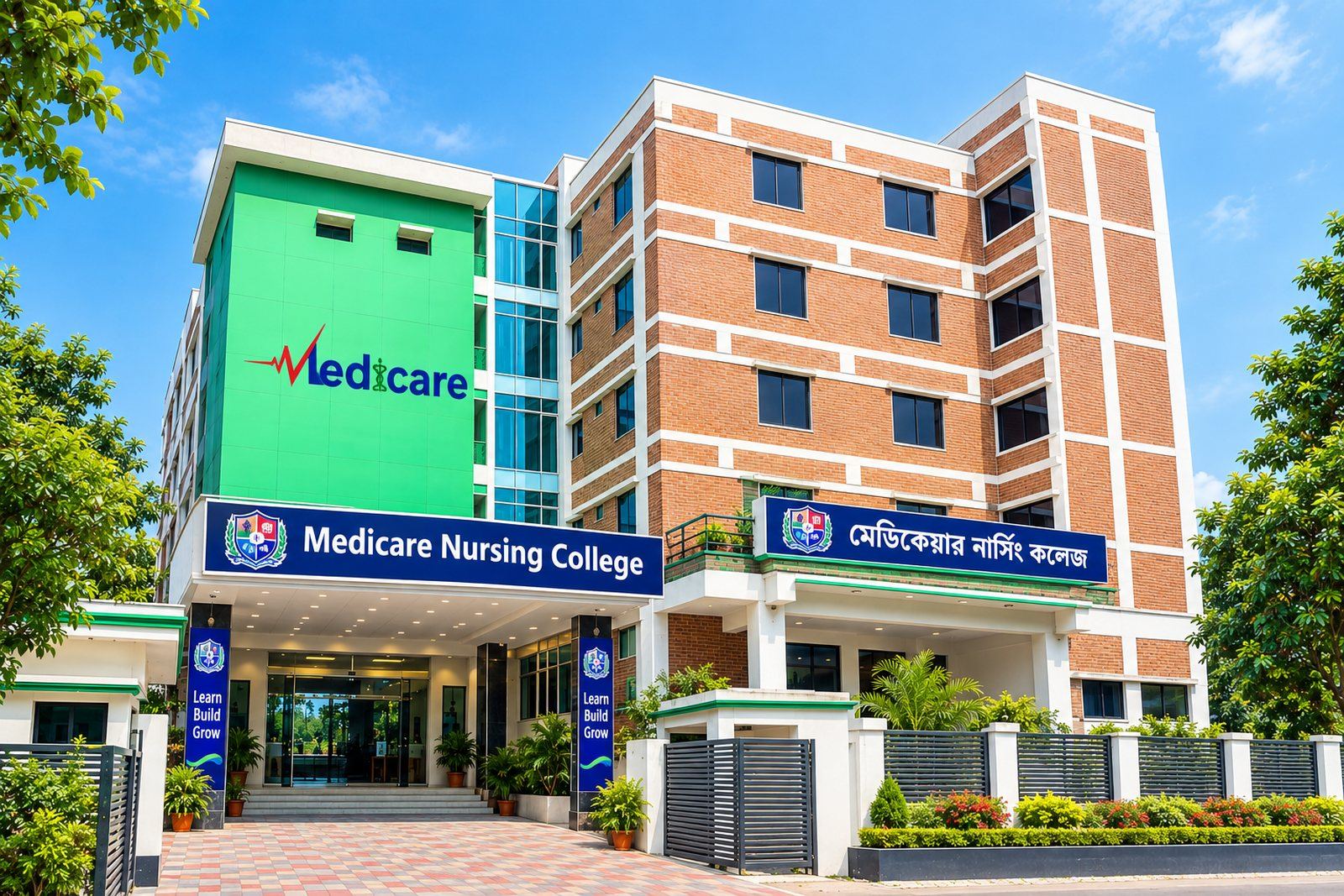 Medicare Nursing College building, Kurigram